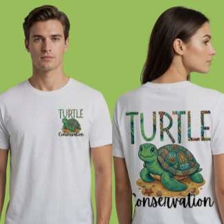 Schildpaddenbescherming Zeedierenbescherming  T-shirt