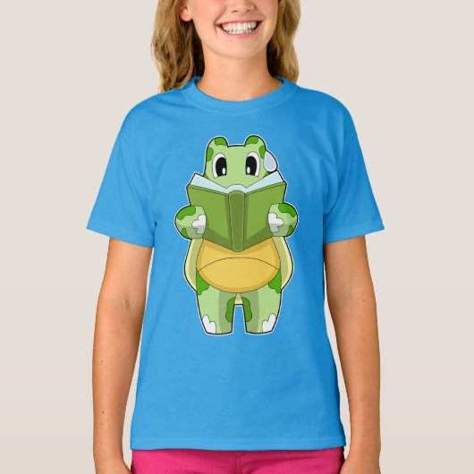 schildpaddenboek t-shirt (Voorkant)