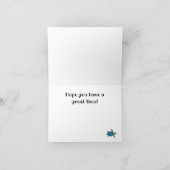 Schildpaddenontwerp Bedankkaart (Binnen)