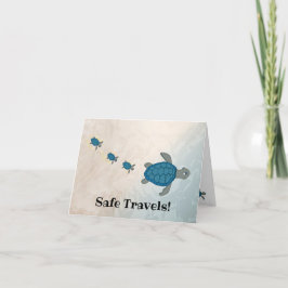 Schildpaddenontwerp Bedankkaart