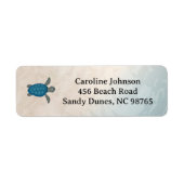 Schildpaddenontwerp Etiket (Voorkant)