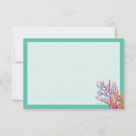 Schildpaddenstoel/uitnodiging Kaart (Achterkant)