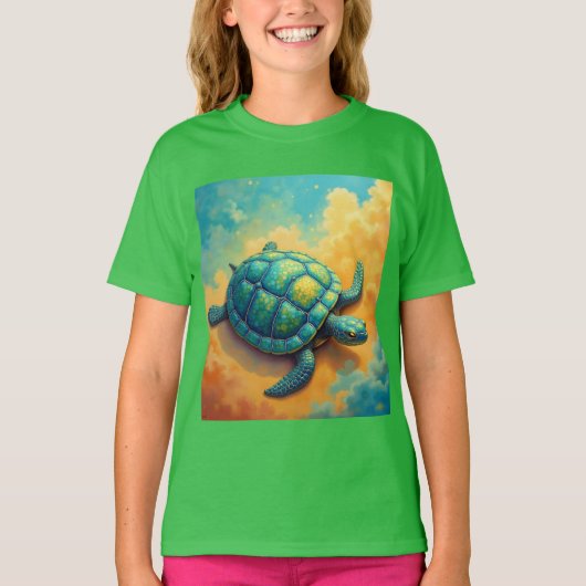 Schildpaddentijd in het paradijs t-shirt (Voorkant)