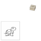 Schildpaddenzegel Rubberstempel (Gestempeld)