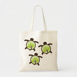 Schildpaddestoelen voor organische scheertoestelle tote bag
