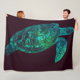 schildpadfleecedeken fleece deken
