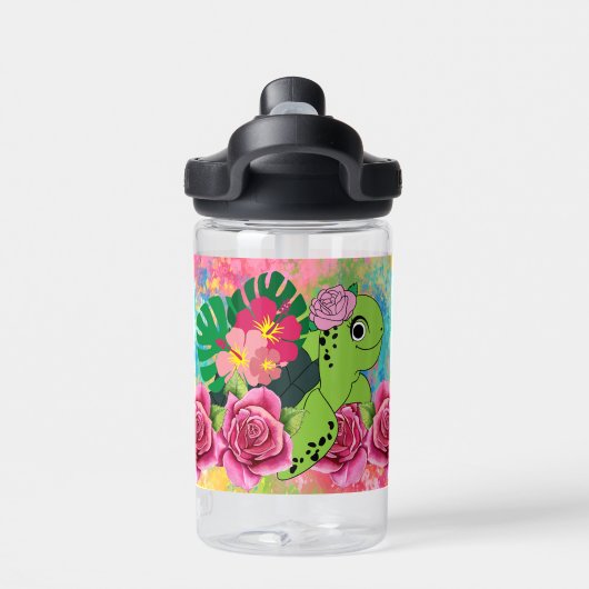 Schildpadfles voor kinderen waterfles (Achterkant)