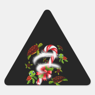 Schildpadgeschenk | Turtle Snoep Sweet Christmas Sticker