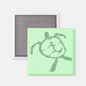 schildpadgroen magneet (Voorkant / Achterkant)