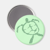 schildpadgroen magneet (Voorkant / Achterkant)