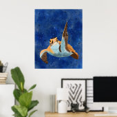 Schildpadgroeten Poster (Thuiskantoor)