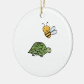 schildpadhommel keramisch ornament (Links)