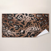 Schildpadillustratie naadloze patroonstructuur badhanddoek (Badhanddoek)