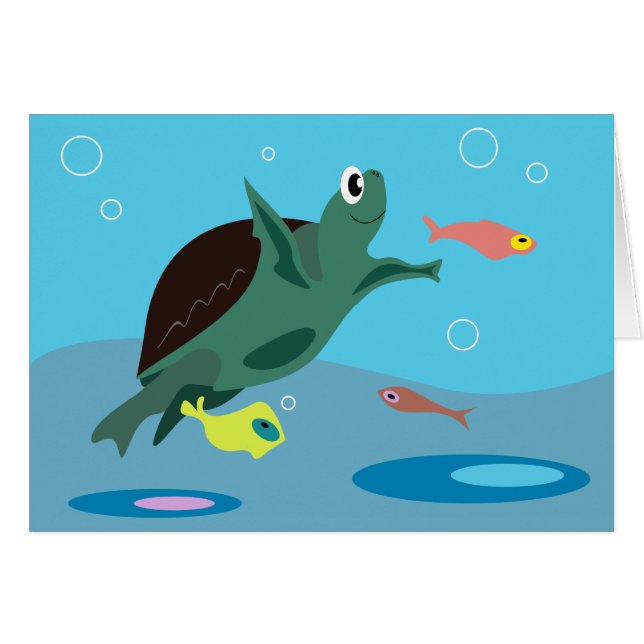 Schildpadkaart (Voorkant Horizontaal)