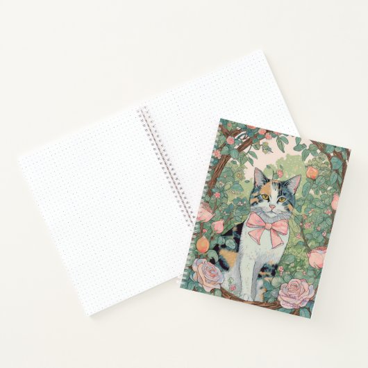 Schildpadkat bullet journal notitieboek (Binnen)