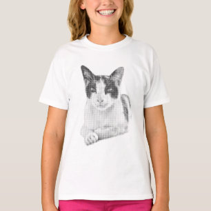 Schildpadkat Halftone T-shirt