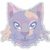 Schildpadkat Sticker (Voorkant)