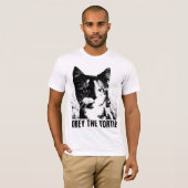 SCHILDPADKATTEN- T-SHIRT 'GEHOORZAAM DE SCHILDPADK (Voorkant volledig)