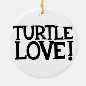 Schildpadliefde Keramisch Ornament (Achterkant)