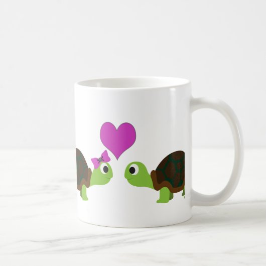 Schildpadliefde Koffiemok (Rechts)