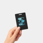 Schildpadliefhebber | Neem de tijd Badge (Handheld)