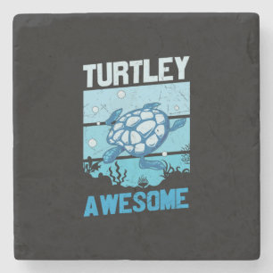 Schildpadliefhebber Supercoole Schildpad Stenen Onderzetter