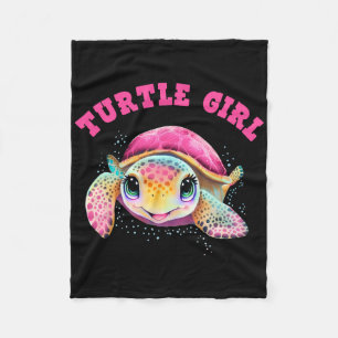 Schildpadmeisje Earth Day geeft de voorkeur aan Ea Fleece Deken