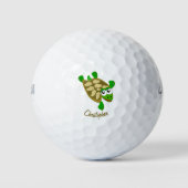 Schildpadontwerp Persoonlijk Golfballen (Voorkant)