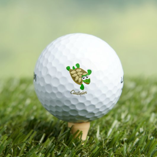 Schildpadontwerp Persoonlijk Golfballen (Insitu Shirt)