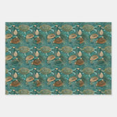 Schildpadpatroon nr. 5 inpakpapier vel (Voorkant)