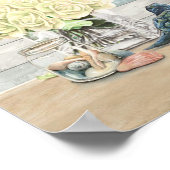 Schildpadregels Inspirerend en Motivatie Poster (Hoek)