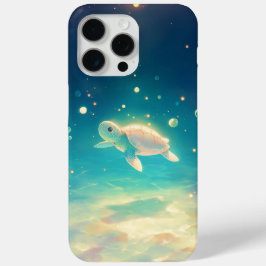 Schildpadreis door een zonovergoten zee iPhone 15 pro max hoesje