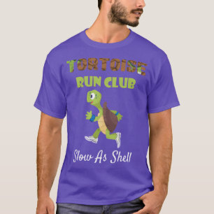 Schildpadren Hardloopclub Grappige Schildpad Schil T-shirt
