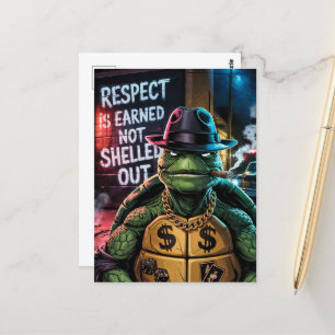Schildpadrespect wordt niet afgeschilderd briefkaart