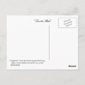 Schildpadrit Briefkaart (Achterkant)