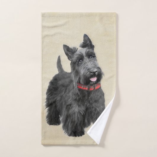 Schildpadschilders - Kute Original Dog Art Bad Handdoek (Handdoek)
