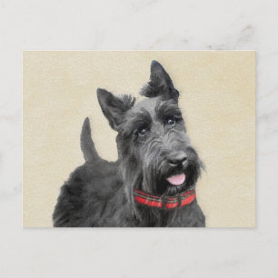 Schildpadschilders - Kute Original Dog Art Briefkaart