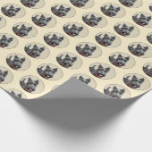 Schildpadschilders - Kute Original Dog Art Cadeaupapier (Hoek)