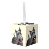 Schildpadschilders - Kute Original Dog Art Decoratie (Achter hoekig)