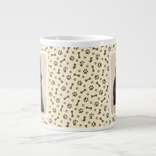 Schildpadschilders - Kute Original Dog Art Grote Koffiekop (Voorkant)