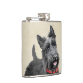 Schildpadschilders - Kute Original Dog Art Heupfles (Rechts)