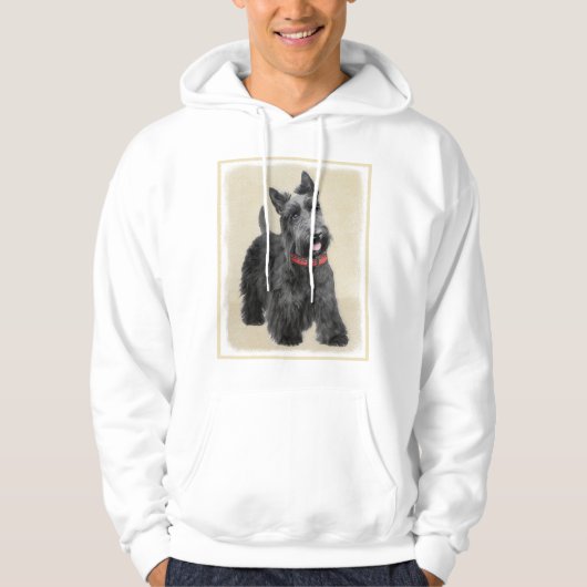 Schildpadschilders - Kute Original Dog Art Hoodie (Voorkant)