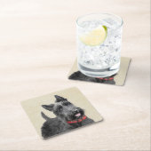 Schildpadschilders - Kute Original Dog Art Kartonnen Onderzetters (Insitu)