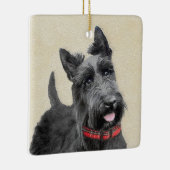 Schildpadschilders - Kute Original Dog Art Keramisch Ornament (Rechts)