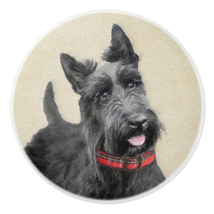 Schildpadschilders - Kute Original Dog Art Keramische Knop