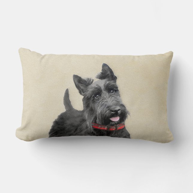 Schildpadschilders - Kute Original Dog Art Kussen (Voorkant)
