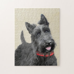 Schildpadschilders - Kute Original Dog Art Legpuzzel