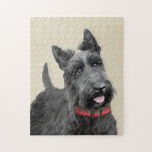Schildpadschilders - Kute Original Dog Art Legpuzzel (Verticaal)
