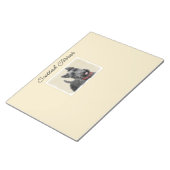 Schildpadschilders - Kute Original Dog Art Notitieblok (Schuin)