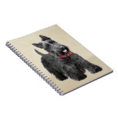 Schildpadschilders - Kute Original Dog Art Notitieboek (Rechterzijde)